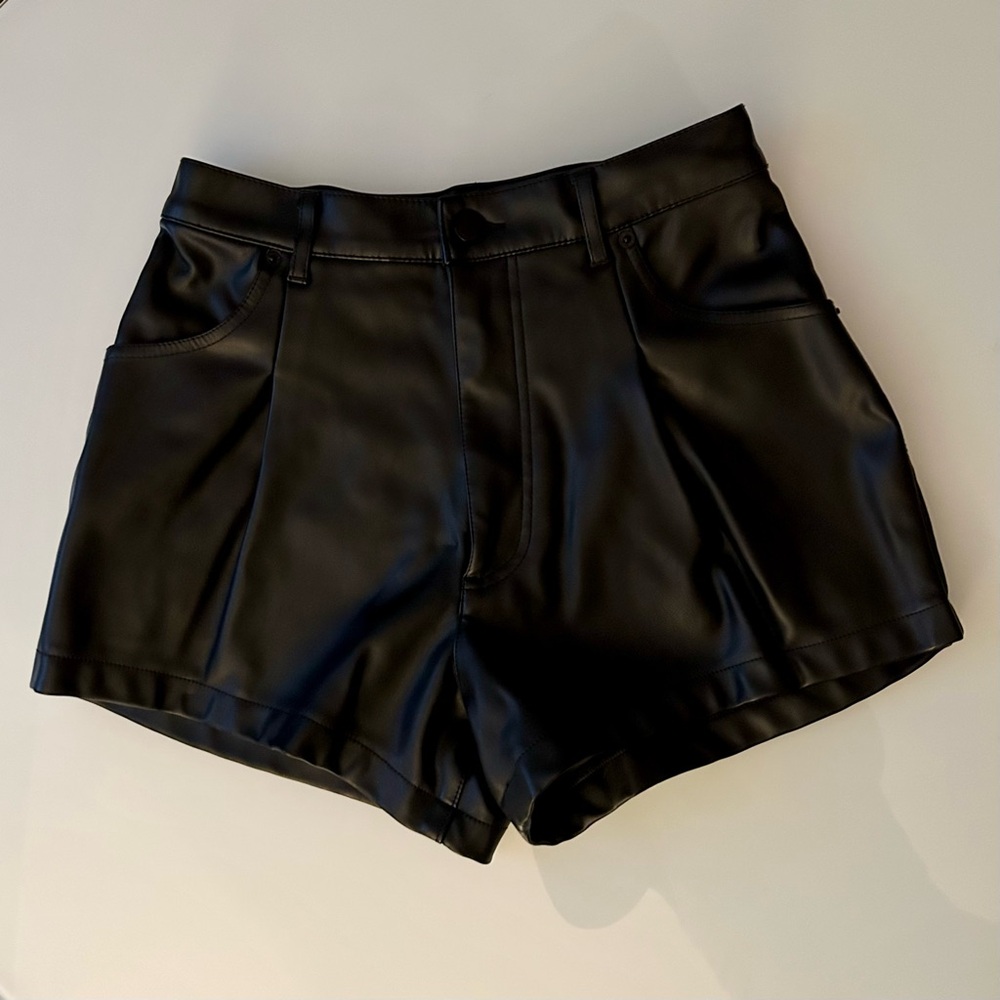 Abercrombie & Fitch Leather Shorts